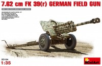 Фото - Сборная модель MiniArt 7.62 cm FK 39(r) German Field Gun (1:35) 