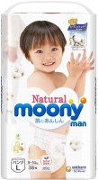 Фото - Подгузники Moony Natural Pants L / 38 pcs 