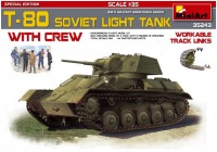 Фото - Сборная модель MiniArt T-80 Soviet Light Tank with Crew (1:35) 