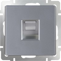 Фото - Розетка Werkel WL06-RJ-45 хром