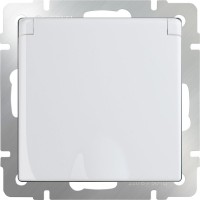 Фото - Розетка Werkel WL01-SKGSC-01-IP44 белый