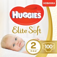 Фото - Подгузники Huggies Elite Soft 2 / 100 pcs 
