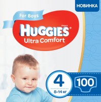 Фото - Подгузники Huggies Ultra Comfort Boy 4 / 100 pcs 