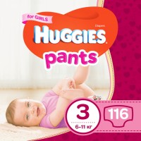 Фото - Подгузники Huggies Pants Girl 3 / 116 pcs 