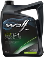 Фото - Моторное масло WOLF Ecotech 0W-20 D1 FE 5 л