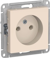 Фото - Розетка Schneider AtlasDesign ATN000241 бежевый
