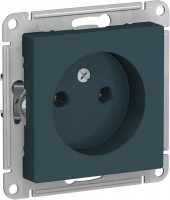 Фото - Розетка Schneider AtlasDesign ATN000841 зеленый