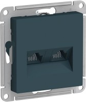 Фото - Розетка Schneider AtlasDesign ATN000885 зеленый