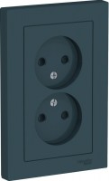 Фото - Розетка Schneider AtlasDesign ATN000822 зеленый