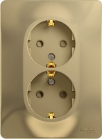 Фото - Розетка Schneider Glossa GSL000426 золотистый