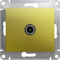 Фото - Розетка Schneider Glossa GSL001091 оливковый