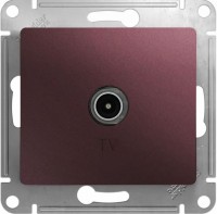 Фото - Розетка Schneider Glossa GSL001191 бордовый