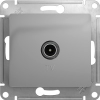 Фото - Розетка Schneider Glossa GSL000392 серебристый