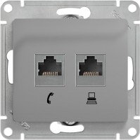 Фото - Розетка Schneider Glossa GSL000385 серый