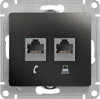 Фото - Розетка Schneider Glossa GSL000785 черный