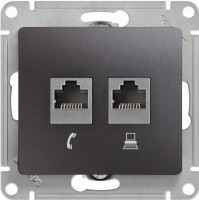 Фото - Розетка Schneider Glossa GSL001385 графит