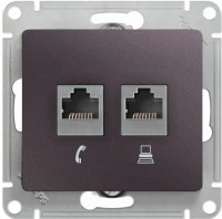 Фото - Розетка Schneider Glossa GSL001485 фиолетовый