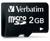 Фото - Карта памяти Verbatim microSD 2 ГБ