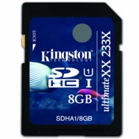 Фото - Карта памяти Kingston SDHC 233x UHS-I 8&nbsp;ГБ