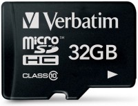 Фото - Карта памяти Verbatim microSDHC Class 10 32 ГБ