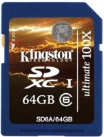 Фото - Карта памяти Kingston SDXC Class 6 64 ГБ