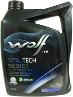 Фото - Моторное масло WOLF Vitaltech 5W-30 D1 5 л