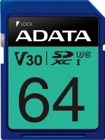 Фото - Карта памяти A-Data Premier Pro SDXC UHS-I U3 Class 10 (V30S) 64 ГБ