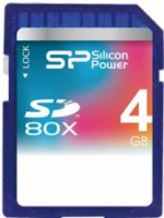 Фото - Карта памяти Silicon Power SD 80x 4&nbsp;ГБ