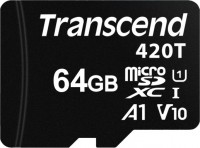 Фото - Карта памяти Transcend microSD 420T 64 ГБ