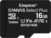 Карта памяти Kingston microSD Canvas Select Plus 16 ГБ