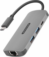 Фото - Картридер / USB-хаб Sitecom USB-C to Gigabit LAN Adapter CN-378 