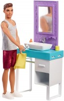 Фото - Кукла Barbie Ken and Bathroom FYK53 