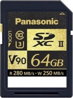 Фото - Карта памяти Panasonic SDXC Class 10 UHS-II U3 V90 64 ГБ