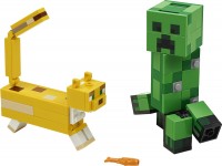 Фото - Конструктор Lego BigFig Creeper and Ocelot 21156 