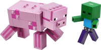 Фото - Конструктор Lego BigFig Pig with Baby Zombie 21157 