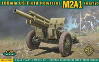 Фото - Сборная модель Ace 105mm US Field Howitzer (1:72) 