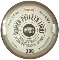 Фото - Пули и патроны Luman Domed Pellets 4.5 mm 0.45 g 300 pcs 