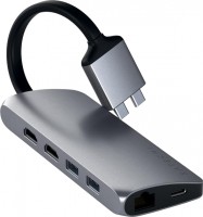Картридер / USB-хаб Satechi Type-C Dual Multimedia Adapter 