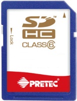 Фото - Карта памяти Pretec SDHC Class 6 16 ГБ