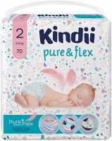 Фото - Подгузники Kindii Pure and Flex 2 / 70 pcs 