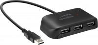 Фото - Картридер / USB-хаб Speed-Link Snappy Evo USB Hub 4 Port USB 2.0 Passive 
