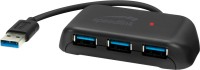 Фото - Картридер / USB-хаб Speed-Link Snappy Evo USB Hub 4 Port USB 3.0 Passive 