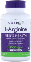 Фото - Аминокислоты Natrol L-Arginine 3000 mg 90 tab 