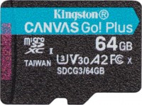 Карта памяти Kingston microSDXC Canvas Go! Plus 64 ГБ