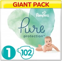 Фото - Подгузники Pampers Pure Protection 1 / 102 pcs 