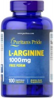 Фото - Аминокислоты Puritans Pride L-Arginine 1000 mg 100 cap 