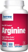 Фото - Аминокислоты Jarrow Formulas Arginine 1000 mg 100 tab 