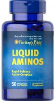 Фото - Аминокислоты Puritans Pride Liquid Aminos 50 cap