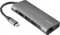 Фото - Картридер / USB-хаб Trust Dalyx Aluminium 7-in-1 USB-C Multi-port Adapter 