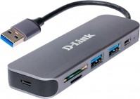 Картридер / USB-хаб D-Link DUB-1325 